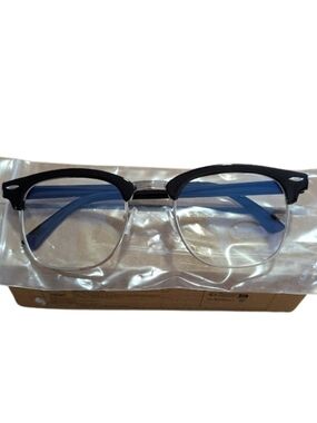 Blu Blocker Clear Lens Glasses